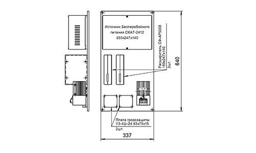 ПРИМЕР УСТАНОВКИ ОБОРУДОВАНИЯ ПРИ МОНТАЖЕ