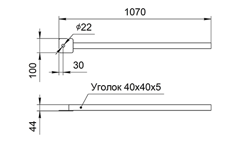 ОБЩИЙ ВИД, ГАБАРИТНЫЕ И УСТАНОВОЧНЫЕ РАЗМЕРЫ КРОНШТЕЙНА БРМТ.301318.202
